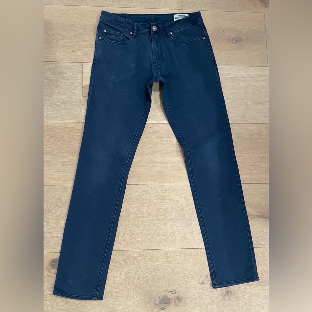 Buffalo David Bitton Navy Chino Pants